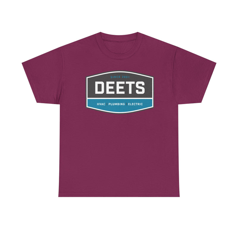 Load image into Gallery viewer, Deets Mechanical T-Shirt - HVAC Plumbing Electric Industry Logo Tee
