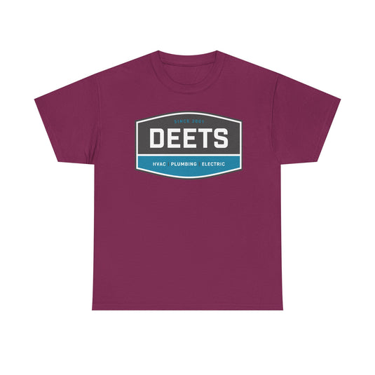 Deets Mechanical T-Shirt - HVAC Plumbing Electric Industry Logo Tee