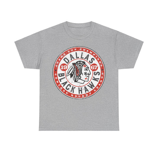 Dallas Black Hawks Texas Ice Hockey T-shirt