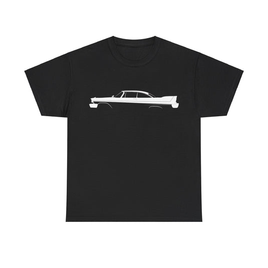 Plymouth Fury Sport Coupe Silhouette Car T-shirt