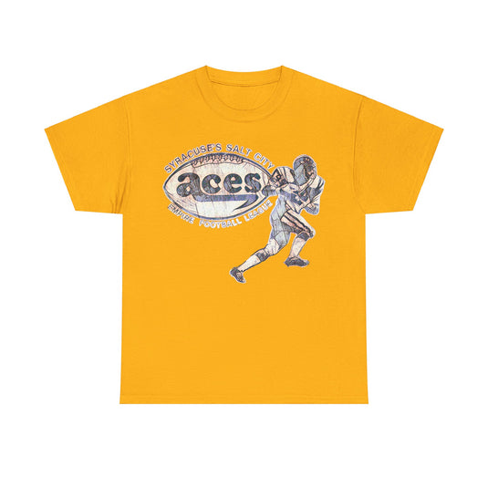 Salt City Aces New York Logo Football Team T-shirt