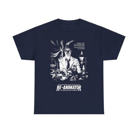 Herbert West Re-Animator 1985 Horror Movie T-shirt