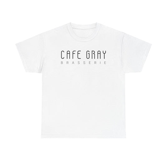 Café Gray T-Shirt - Fine Dining Restaurant Industry Defunct Logo Tee