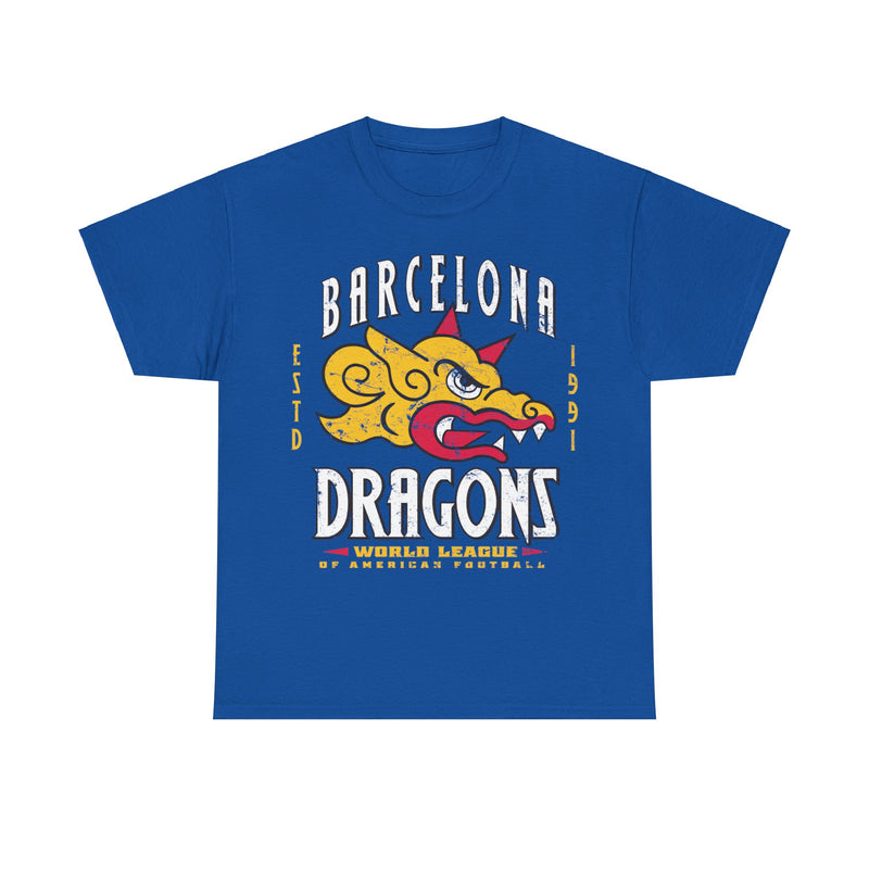 Load image into Gallery viewer, Barcelona Dragons Est 1991 Spain Football Team T-shirt
