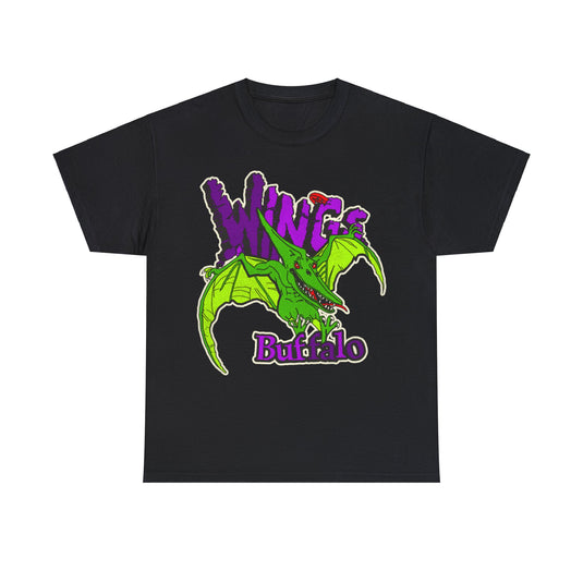 Buffalo Wings Roller Hockey Nostalgic Logo T-shirt