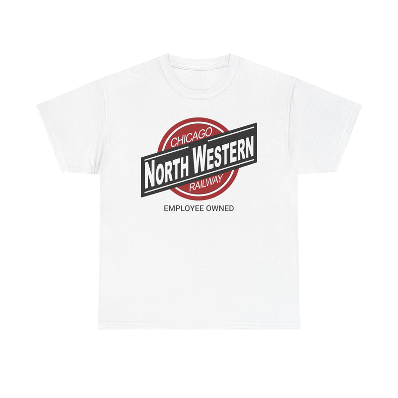 Load image into Gallery viewer, Chicago NorthWestern Employee Owned Railway Railroad Illinois Logo T-Shirt
