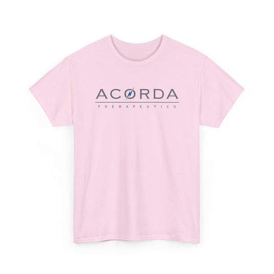 Acorda Therapeutics T-Shirt Defunct Pharmaceutical Company Logo Medical Tee