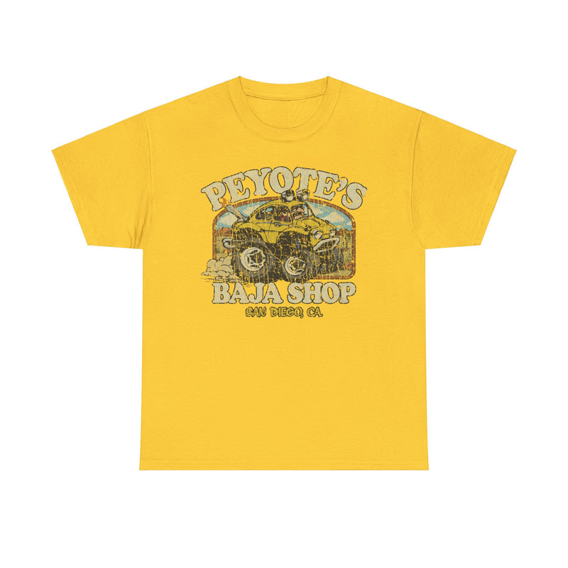 Load image into Gallery viewer, Peyotes Baja Shop San Diego California Car T-shirt
