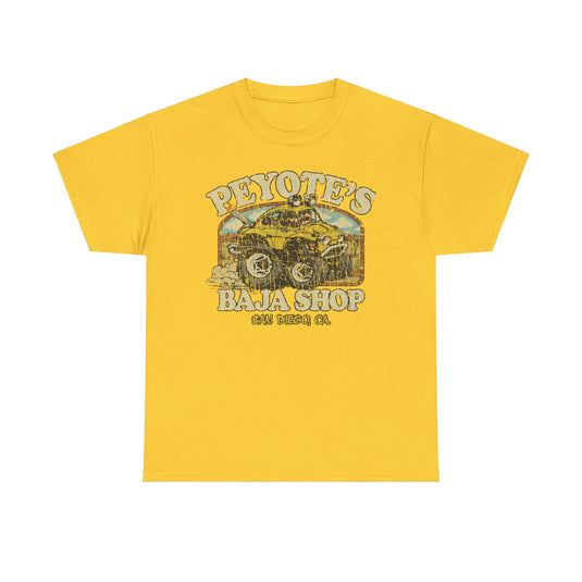 Peyotes Baja Shop San Diego California Car T-shirt