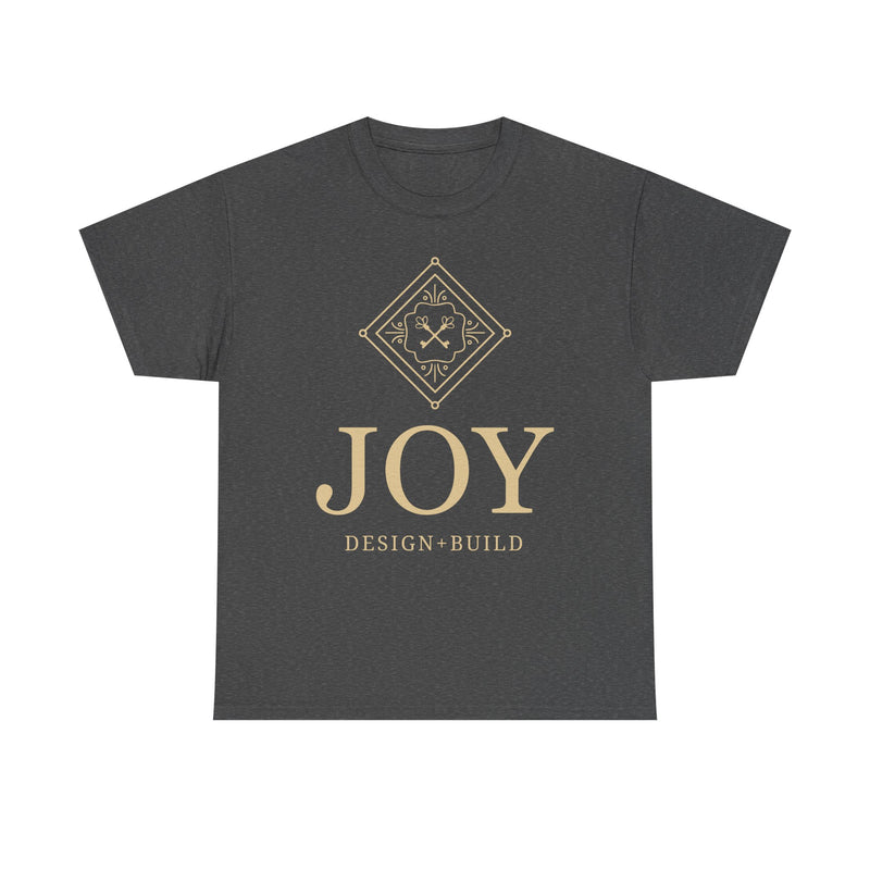 Load image into Gallery viewer, Joy Design + Build T-Shirt - Construction Industry Bankrupt Logo Tee
