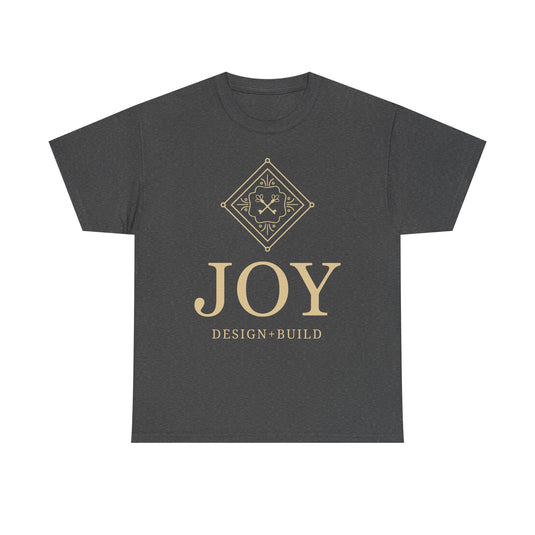 Joy Design + Build T-Shirt - Construction Industry Bankrupt Logo Tee