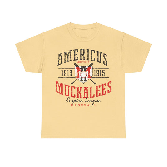 Americus Muckalees Est 1913 Georgia Baseball T-shirt