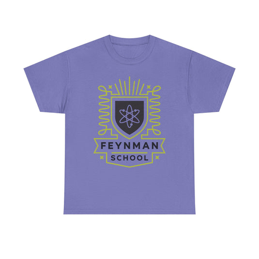 The Feynman School T-Shirt Defunct Bankrupt Logo Tee