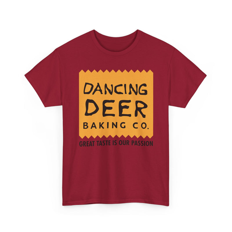 Load image into Gallery viewer, Dancing Deer Baking T-Shirt - Closed Bakery Company Logo Tee - Boston
