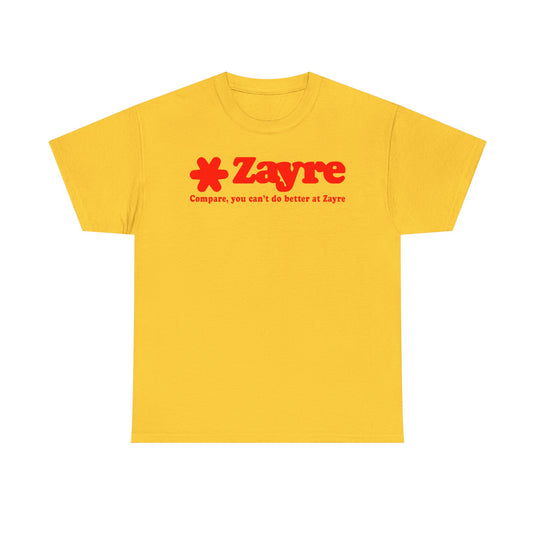 Zayre Compare You Can't Do Better Red Star Logo Discount Store Chain T-shirt