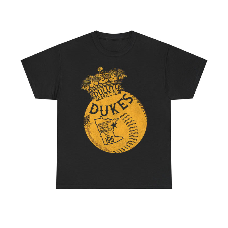 Load image into Gallery viewer, Duluth Dukes Nostalgic Retro Baseball Team T-shirt
