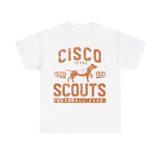 Cisco Scouts Est 1920 Texas Baseball T-shirt