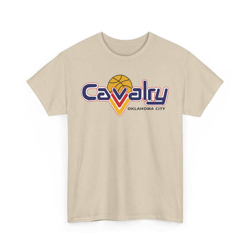 Load image into Gallery viewer, Oklahoma City Cavalry 1990-1997 CBA Basketball T-shirt
