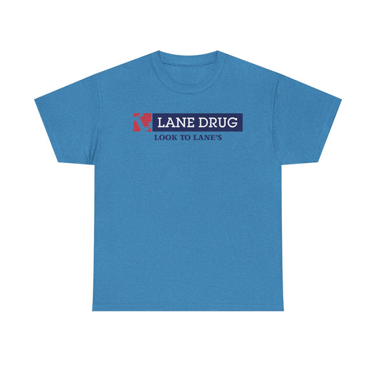 Lane Drug T-Shirt - Pharmacy Chain Logo Tee - Drugstore