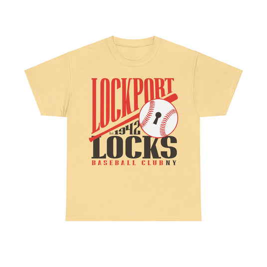 Lockport Locks Est 1942 New York Baseball T-shirt