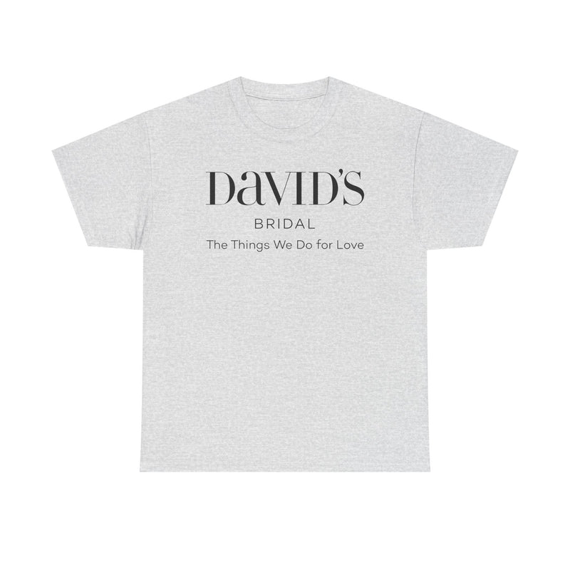 Load image into Gallery viewer, David&#39;s Bridal T-Shirt - Bankrupt Wedding Store Logo Tee - Bridal Chain
