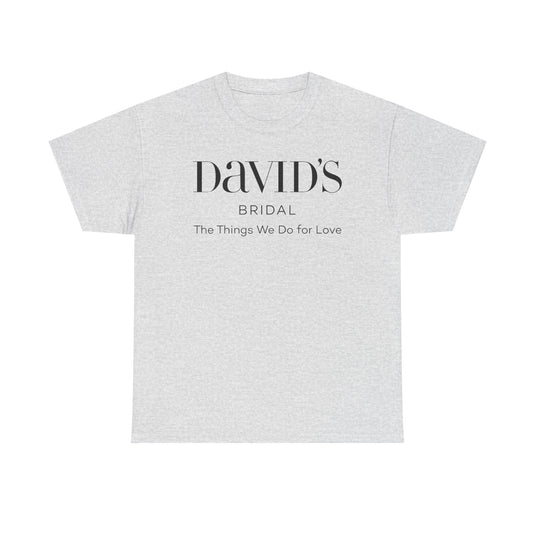 David's Bridal T-Shirt - Bankrupt Wedding Store Logo Tee - Bridal Chain