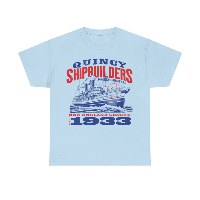 Quincy Shipbuilders Est 1933 Massachusetts Baseball T-shirt