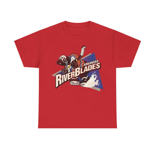 Arkansas Riverblades Logo Hockey Team T-shirt