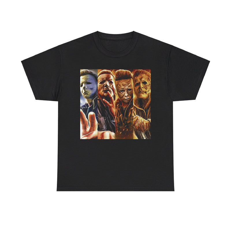 Load image into Gallery viewer, Halloween Michael Myers Montage Horror Movie T-shirt
