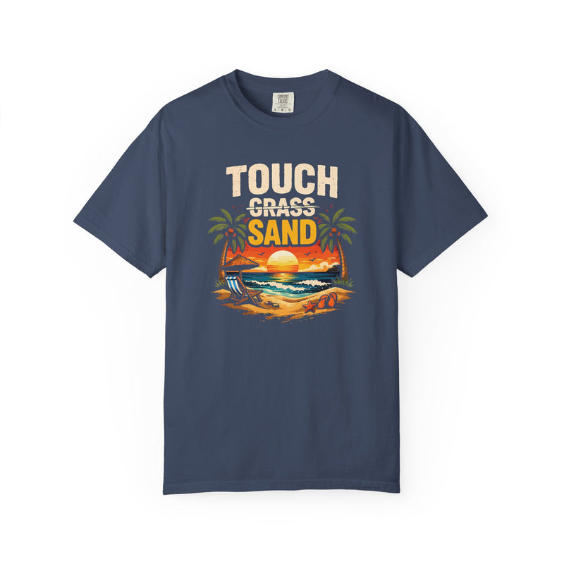 Load image into Gallery viewer, Touch Grass Sand Credit Card Points Miles Travel T-shirt
