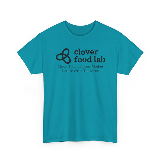 Clover Food Lab T-Shirt - Restaurant Chain Logo Tee - Vegetarian