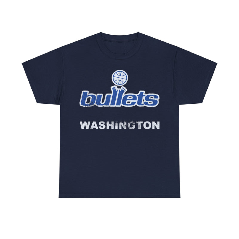 Load image into Gallery viewer, Washington Bullets Blue Logo Basketball Nostalgic Retro T-shirt
