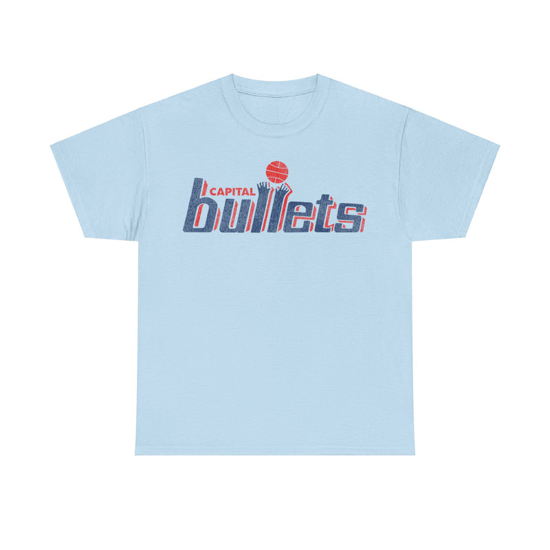 Load image into Gallery viewer, Capital Bullets Basketball Team Nostalgic Retro Logo T-shirt
