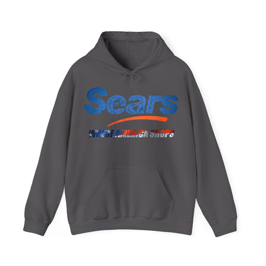 Sears Retail Store Where America Shops Nostalgic Logo Pullover Hoody