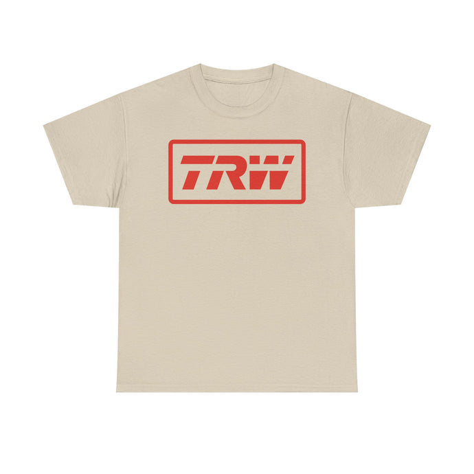 TRW Vintage Red Rectangle Logo Classic Corporate T-Shirt