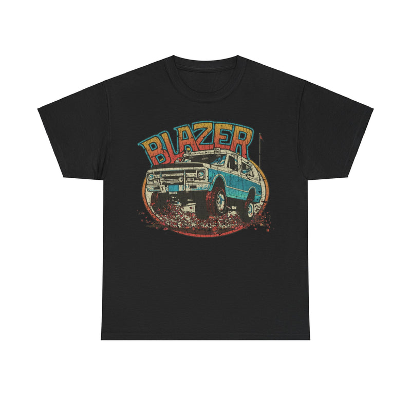 Load image into Gallery viewer, K5 Blazer 4x4 1971 Car Distressed Print T-shirt
