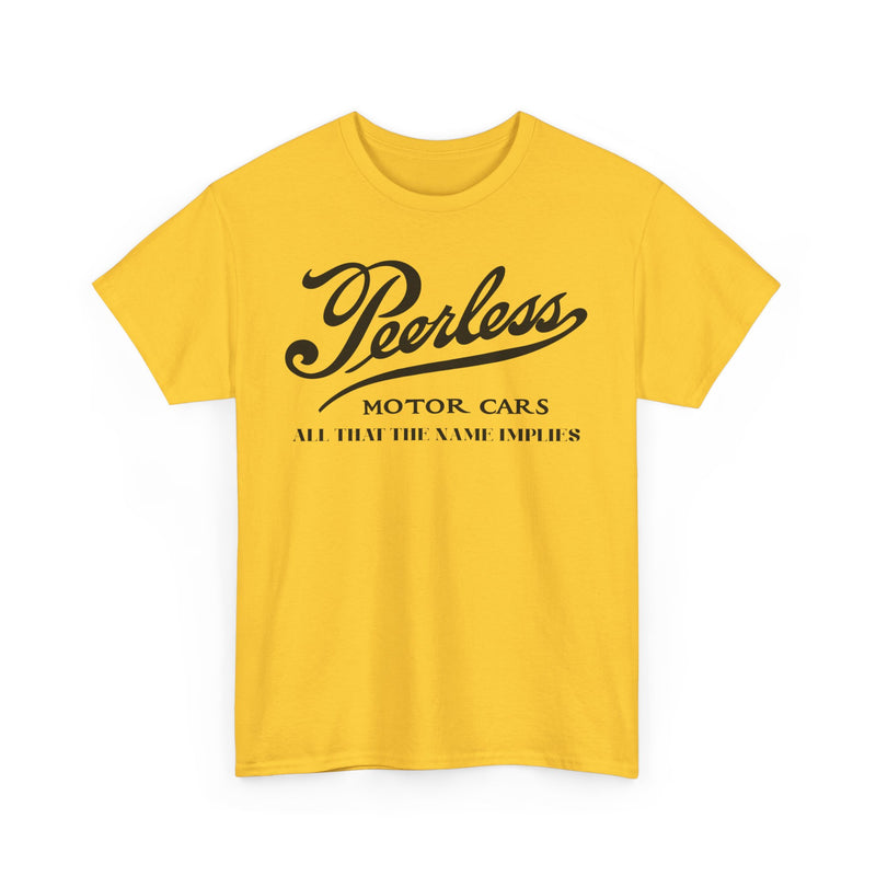 Load image into Gallery viewer, Peerless Motor Cars All That The Name Implies Vintage Logo T-shirt
