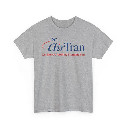 Air Tran Go There's Nothing Stopping You Vintage Airline Logo Aviation T-shirt
