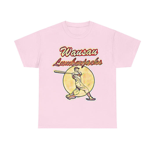 Wausau Lumberjacks Logo Wisconsin Baseball T-shirt