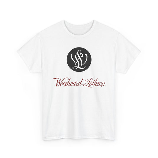 Woodward & Lothrop Black Circle Monogram W&L Department Store DC T-shirt