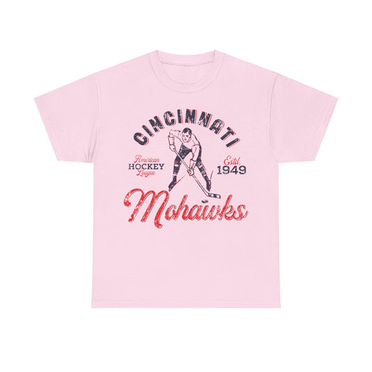 Cincinnati Mohawks Est 1949 Ohio Hockey Team T-shirt