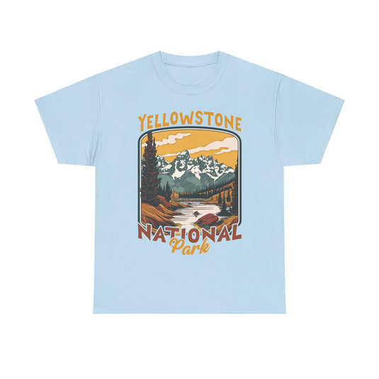 Yellowstone National Park Wyoming Poster Print T-shirt