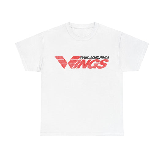 Philadelphia Wings Lacrosse Team Nostalgic Retro Logo T-shirt