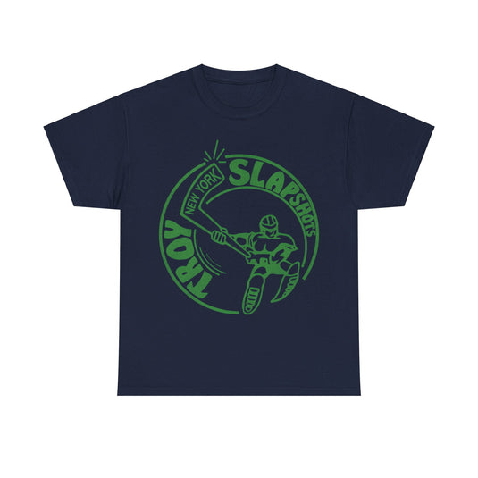 Troy Slapshots New York Hockey Team T-shirt