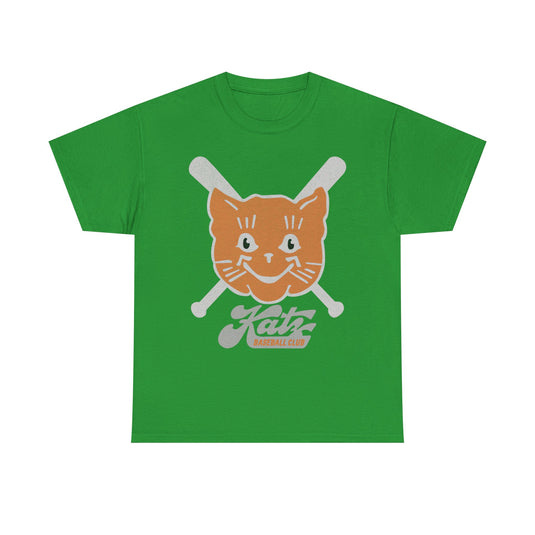 Kansas City Katz Logo Nostalgic Retro Baseball Team T-shirt