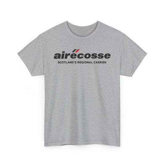 Airecosse Scotland's Regional Carrier Vintage Airline Logo Aviation T-shirt