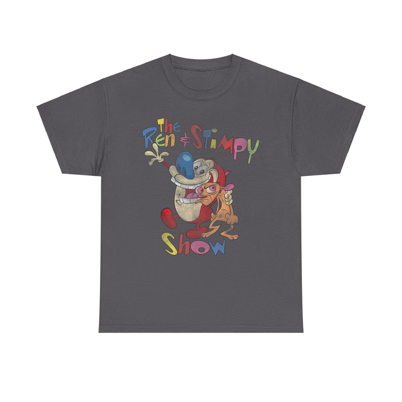 Load image into Gallery viewer, Ren Stimpy Logo Animated TV Show T-shirt
