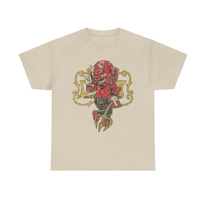 Load image into Gallery viewer, Lucky Bearings Devil 1995 Car Distressed Print T-shirt
