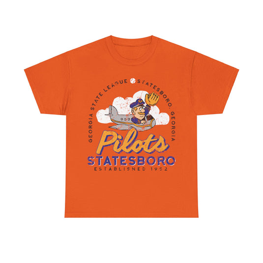 Statesboro Pilots Est 1952 Georgia Baseball T-shirt