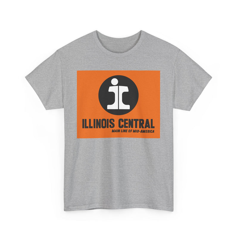 Load image into Gallery viewer, Illinois Central Main Line Mid-America Railroad Logo Train T-Shirt
